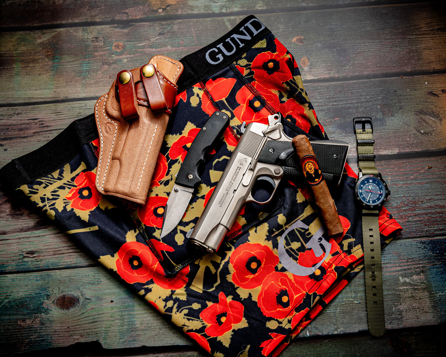 OTTE GEAR x GNDRWR Poppies of War GUNDERWEAR
